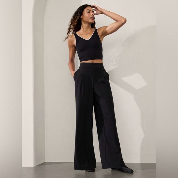 Athleta Pinnacle High Rise Trouser // Black - Picture 5 of 15